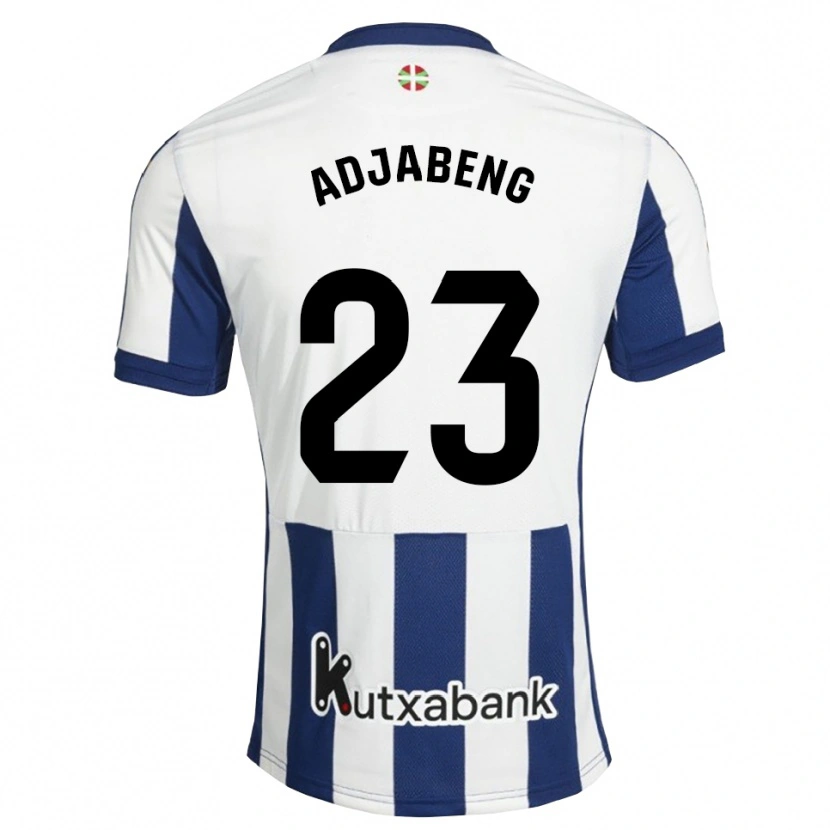 Danxen Dames Andrews Adjabeng #23 Marineblauw Wit Goudenrood Thuisshirt Thuistenue 2026/27 T-Shirt België