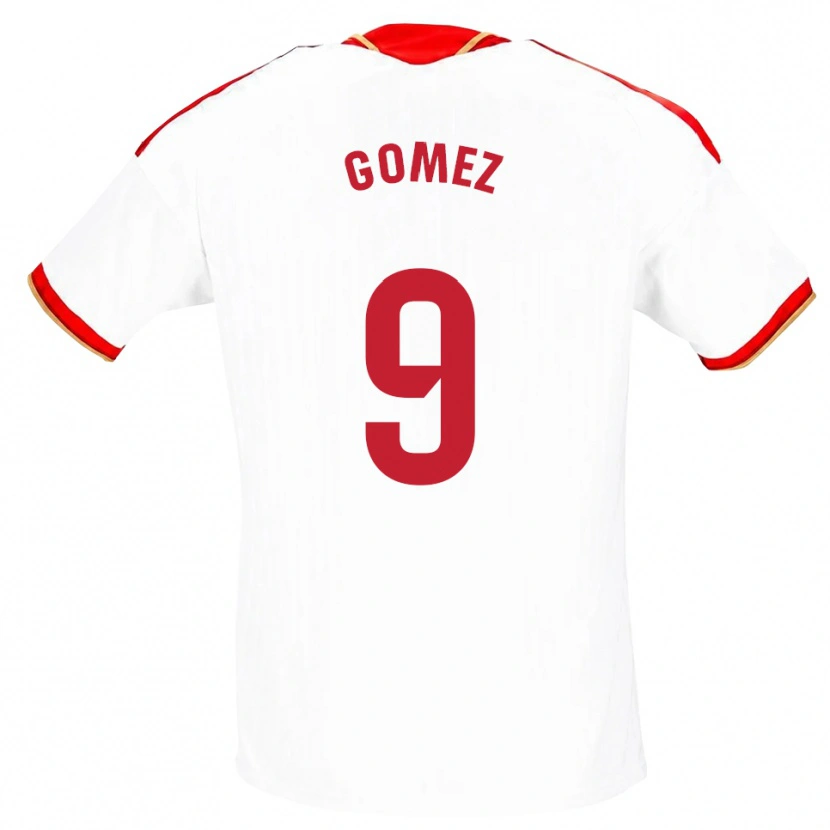 Danxen Dames Raúl Gómez #9 Wit Rood Thuisshirt Thuistenue 2026/27 T-Shirt België