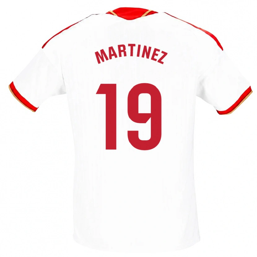 Danxen Dames Gabri Martinez #19 Wit Rood Thuisshirt Thuistenue 2026/27 T-Shirt België