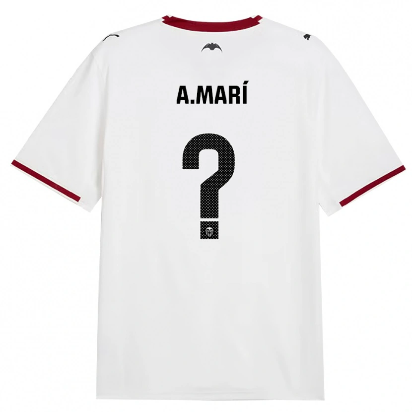 Danxen Dames Alberto Marí #0 Zwart Wit Rood Geel Thuisshirt Thuistenue 2026/27 T-Shirt België