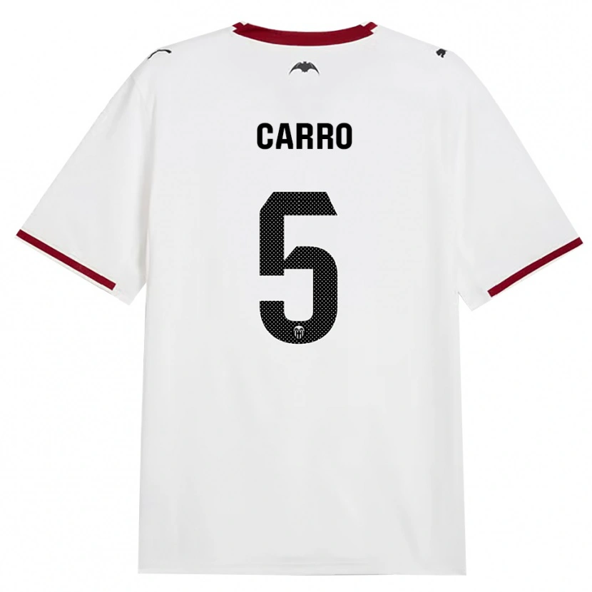 Danxen Dames Marta Carro #5 Zwart Wit Rood Geel Thuisshirt Thuistenue 2026/27 T-Shirt België