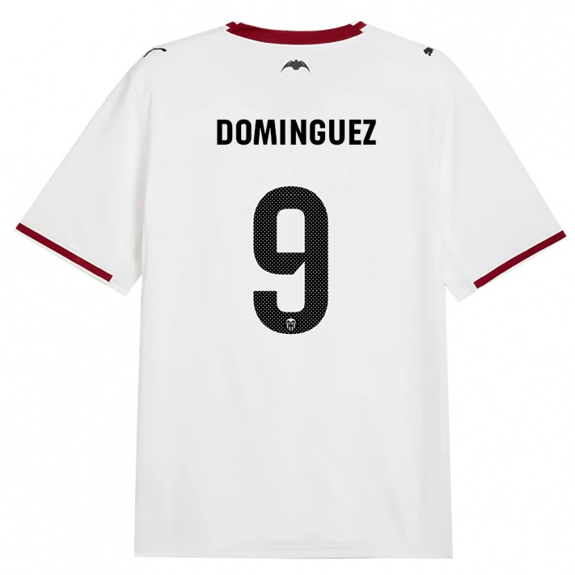 Danxen Dames Mario Dominguez #9 Zwart Wit Rood Geel Thuisshirt Thuistenue 2026/27 T-Shirt België