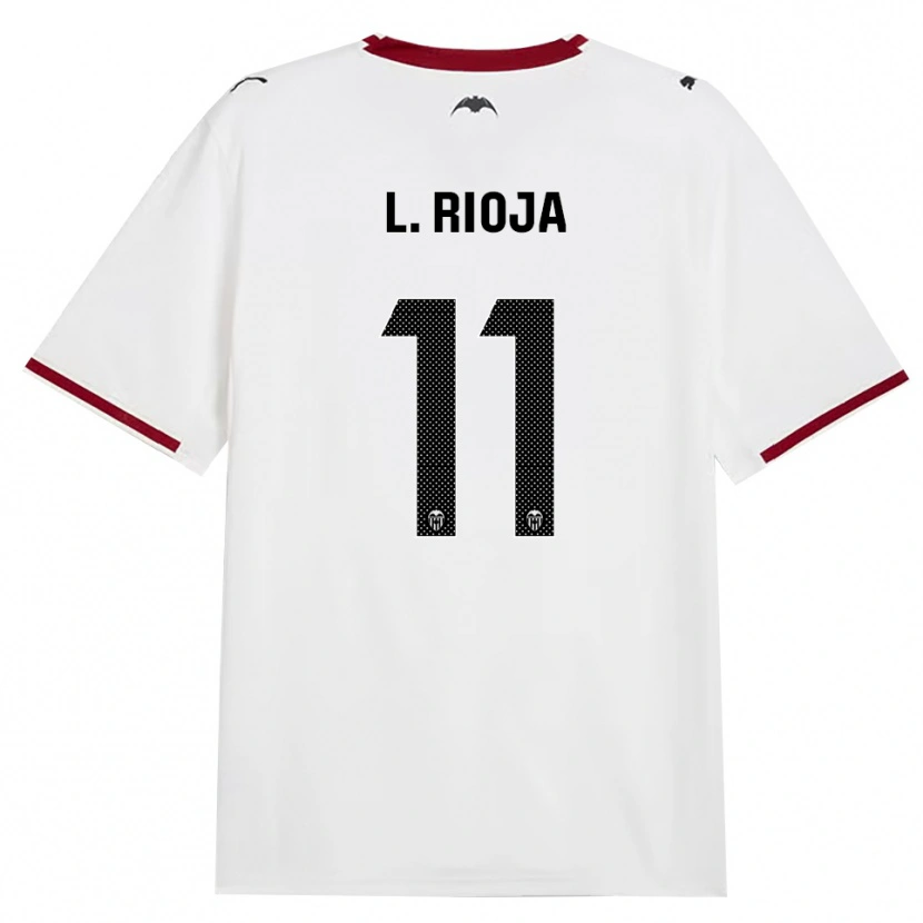Danxen Dames Luis Rioja #11 Zwart Wit Rood Geel Thuisshirt Thuistenue 2026/27 T-Shirt België