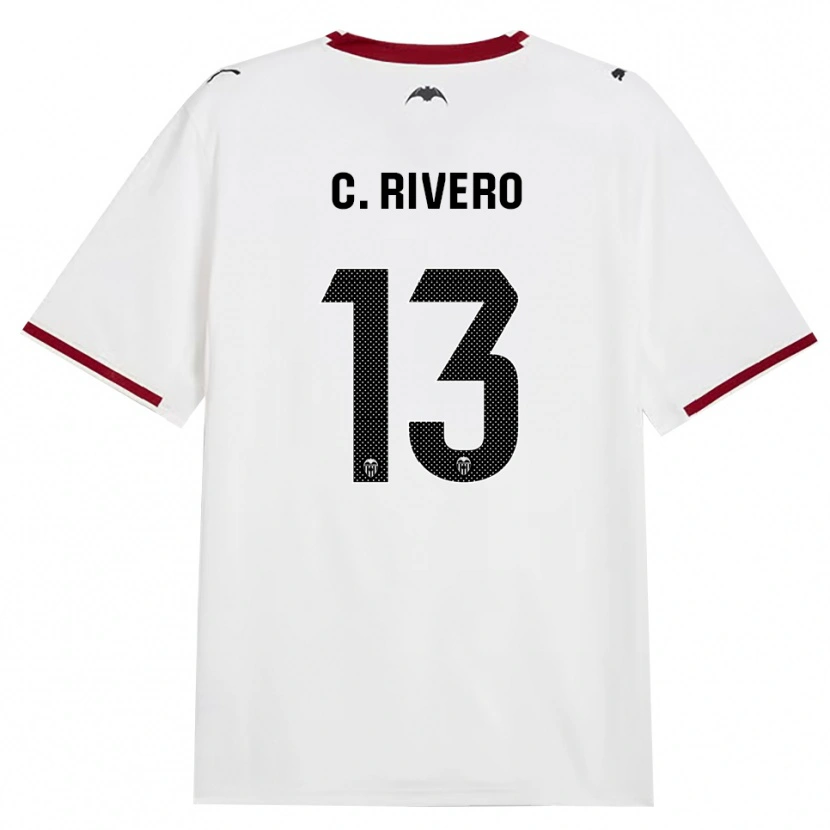 Danxen Dames Cristian Rivero #13 Zwart Wit Rood Geel Thuisshirt Thuistenue 2026/27 T-Shirt België