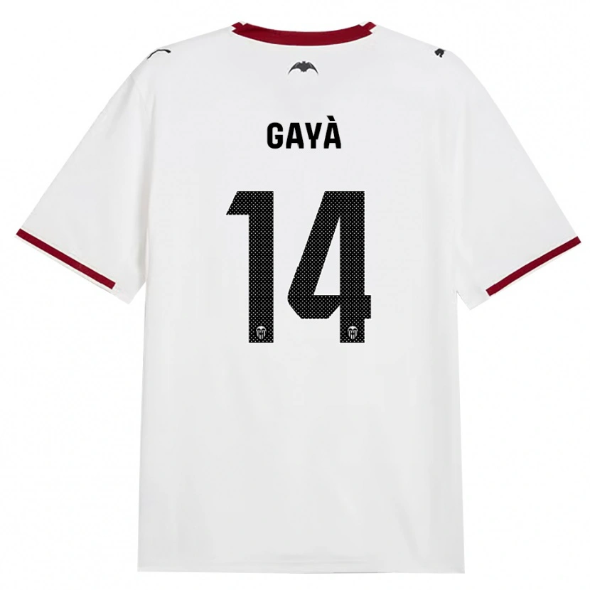 Danxen Dames José Gayà #14 Zwart Wit Rood Geel Thuisshirt Thuistenue 2026/27 T-Shirt België