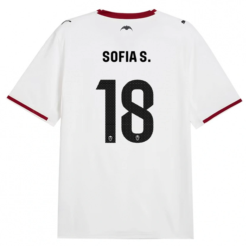 Danxen Dames Sofia Silva #18 Zwart Wit Rood Geel Thuisshirt Thuistenue 2026/27 T-Shirt België