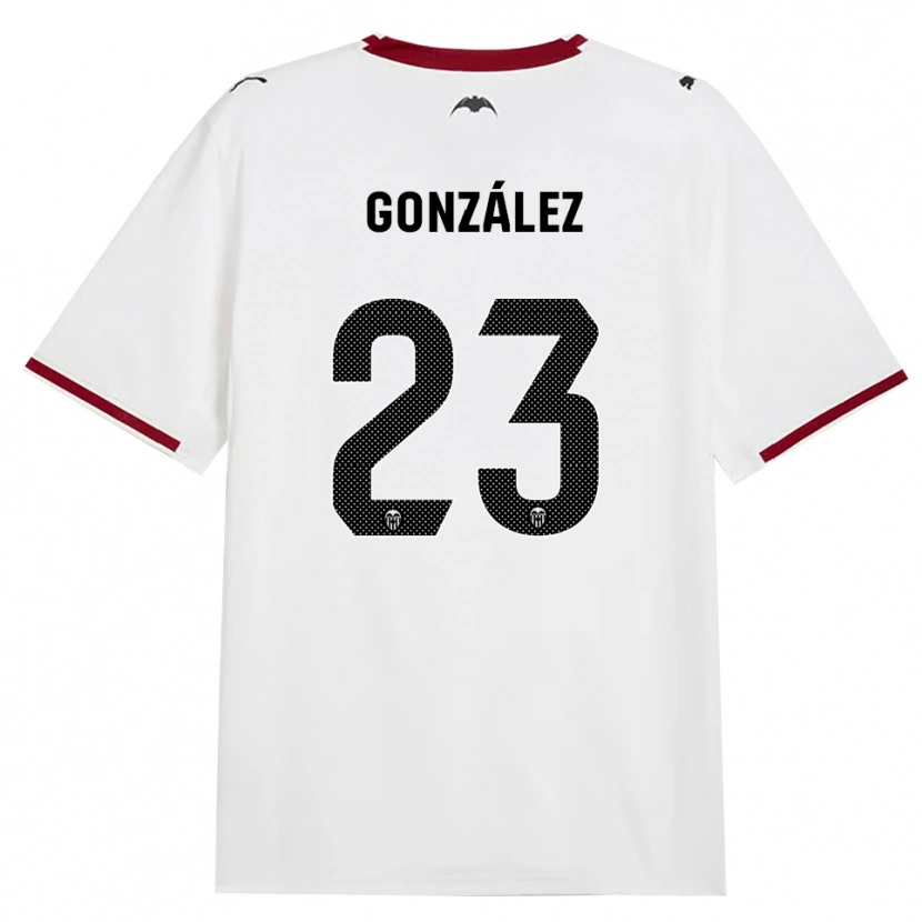 Danxen Dames Mario González #23 Zwart Wit Rood Geel Thuisshirt Thuistenue 2026/27 T-Shirt België