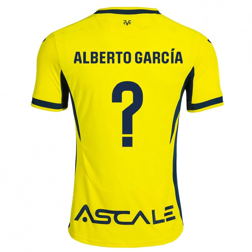 Danxen Dames Alberto García #0 Geel Zwart Rood Thuisshirt Thuistenue 2026/27 T-Shirt België