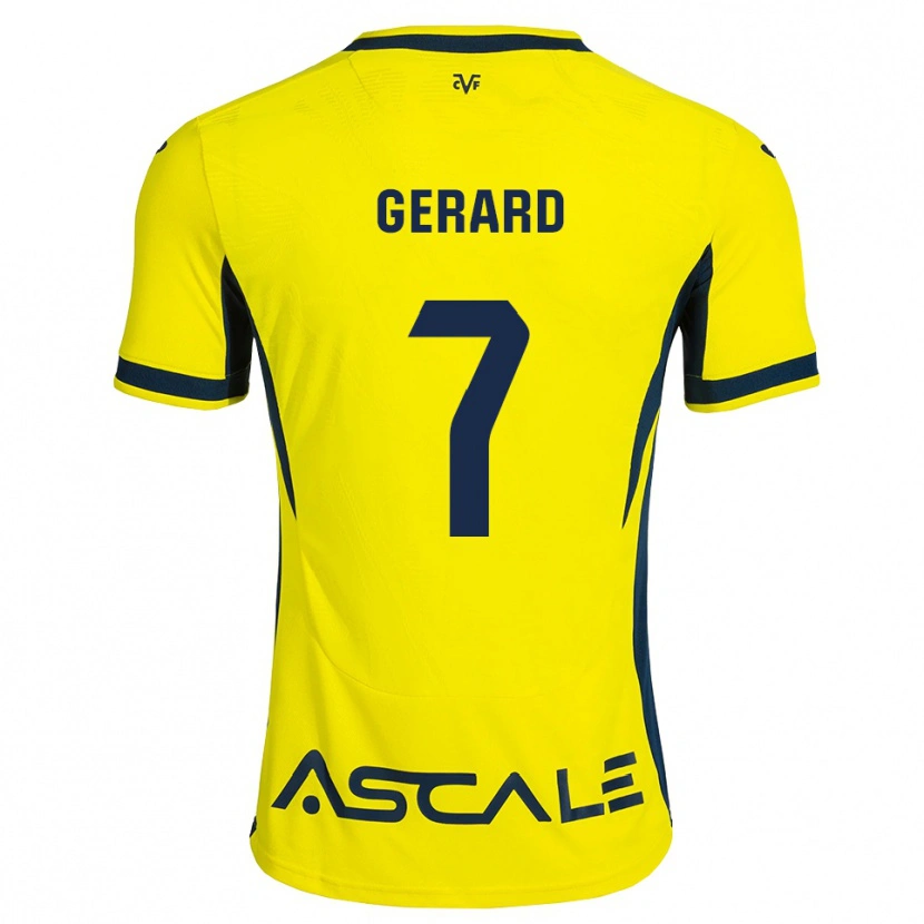 Danxen Dames Gerard Moreno #7 Geel Zwart Rood Thuisshirt Thuistenue 2026/27 T-Shirt België