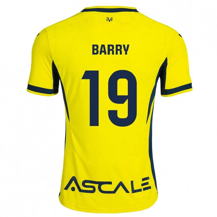 Danxen Dames Mahamoud Barry #19 Geel Zwart Rood Thuisshirt Thuistenue 2026/27 T-Shirt België