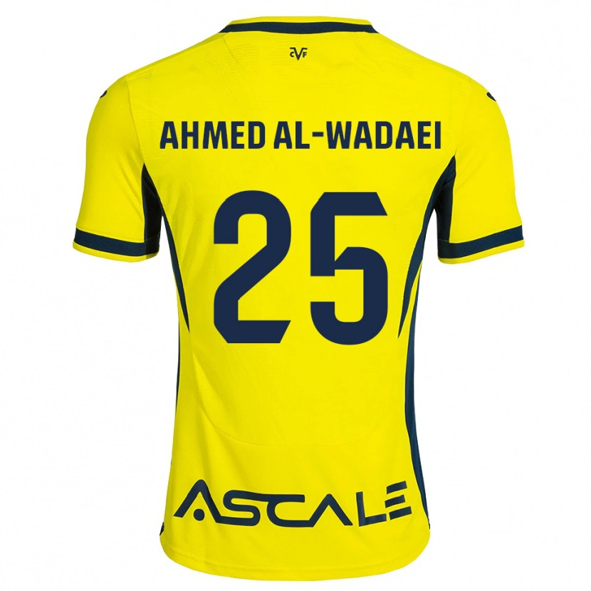 Danxen Dames Sayed Ahmed Al-Wadaei #25 Geel Zwart Rood Thuisshirt Thuistenue 2026/27 T-Shirt België
