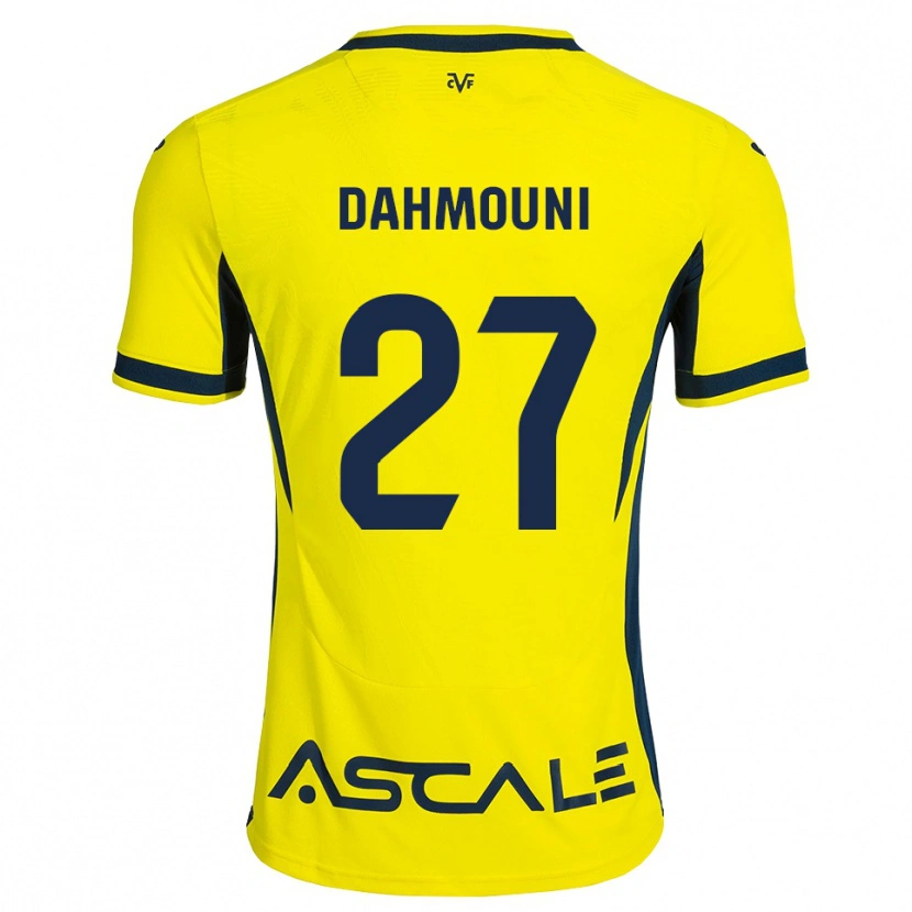 Danxen Dames Moha Dahmouni #27 Geel Zwart Rood Thuisshirt Thuistenue 2026/27 T-Shirt België
