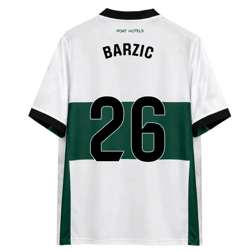 Danxen Dames Matia Barzic #26 Groen Wit Rood Thuisshirt Thuistenue 2026/27 T-Shirt België