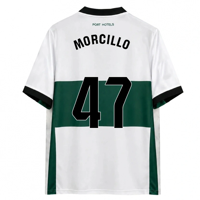Danxen Dames Javi Morcillo #47 Groen Wit Rood Thuisshirt Thuistenue 2026/27 T-Shirt België