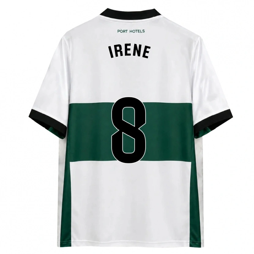 Danxen Dames Irene Ñiguez García #8 Groen Wit Rood Thuisshirt Thuistenue 2026/27 T-Shirt België