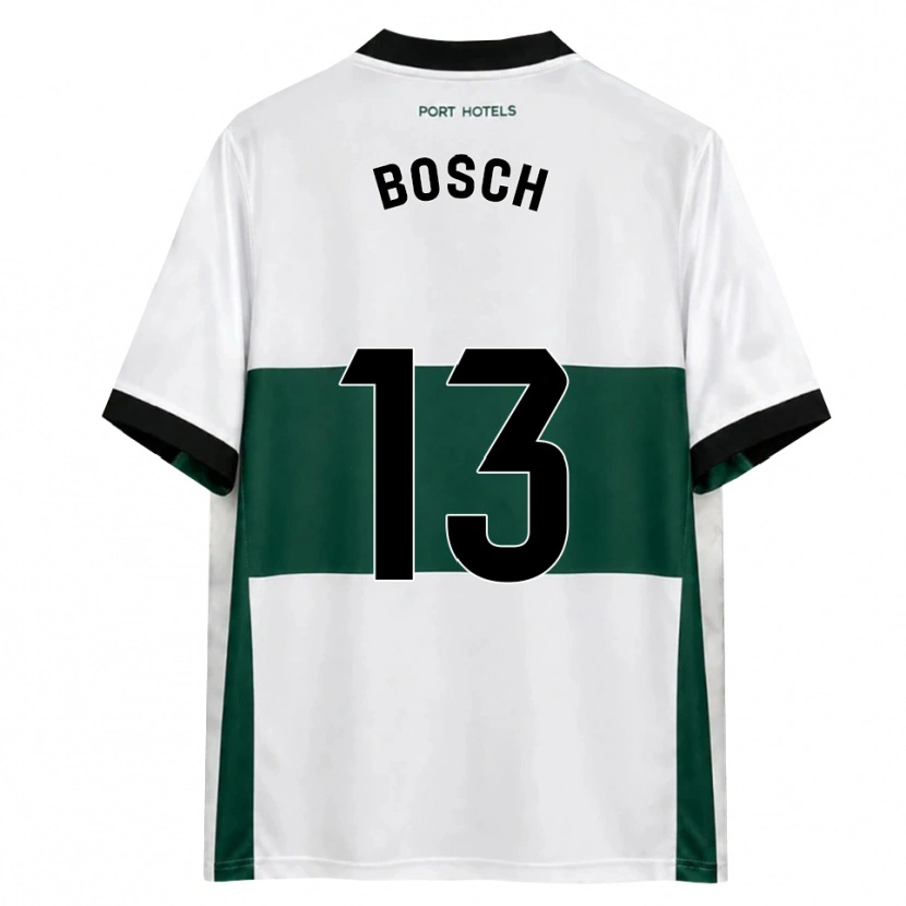 Danxen Dames Owen Bosch #13 Groen Wit Rood Thuisshirt Thuistenue 2026/27 T-Shirt België