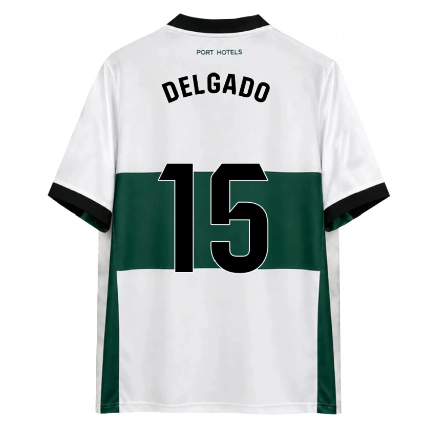 Danxen Dames David Delgado #15 Groen Wit Rood Thuisshirt Thuistenue 2026/27 T-Shirt België