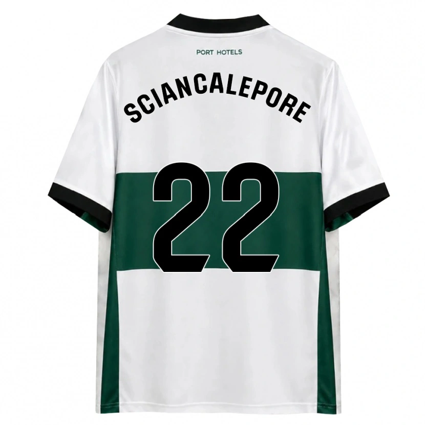 Danxen Dames Mateo Sciancalepore #22 Groen Wit Rood Thuisshirt Thuistenue 2026/27 T-Shirt België