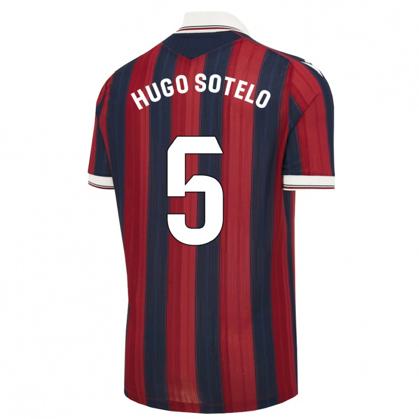 Danxen Dames Hugo Sotelo #5 Middernachtblauw Rood Thuisshirt Thuistenue 2026/27 T-Shirt België