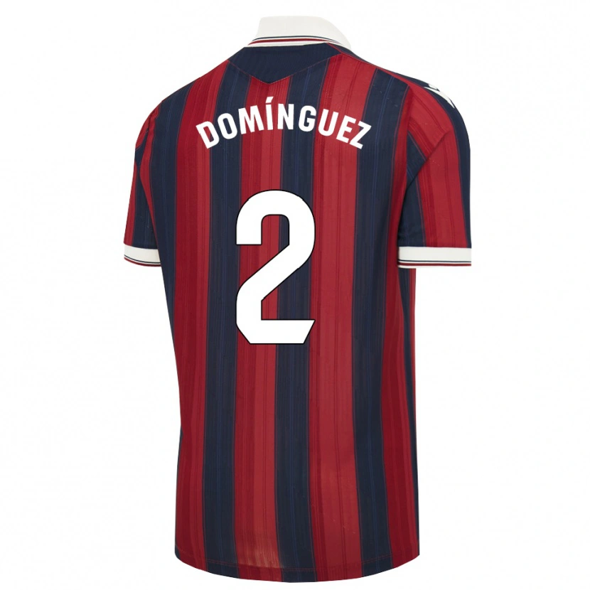 Danxen Dames Ángel Domínguez #2 Middernachtblauw Rood Thuisshirt Thuistenue 2026/27 T-Shirt België