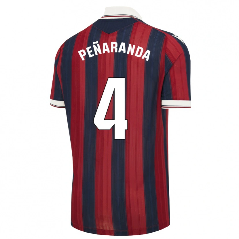 Danxen Dames Carlos Peñaranda #4 Middernachtblauw Rood Thuisshirt Thuistenue 2026/27 T-Shirt België