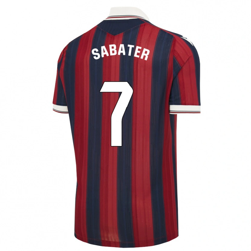 Danxen Dames Ethan Sabater #7 Middernachtblauw Rood Thuisshirt Thuistenue 2026/27 T-Shirt België