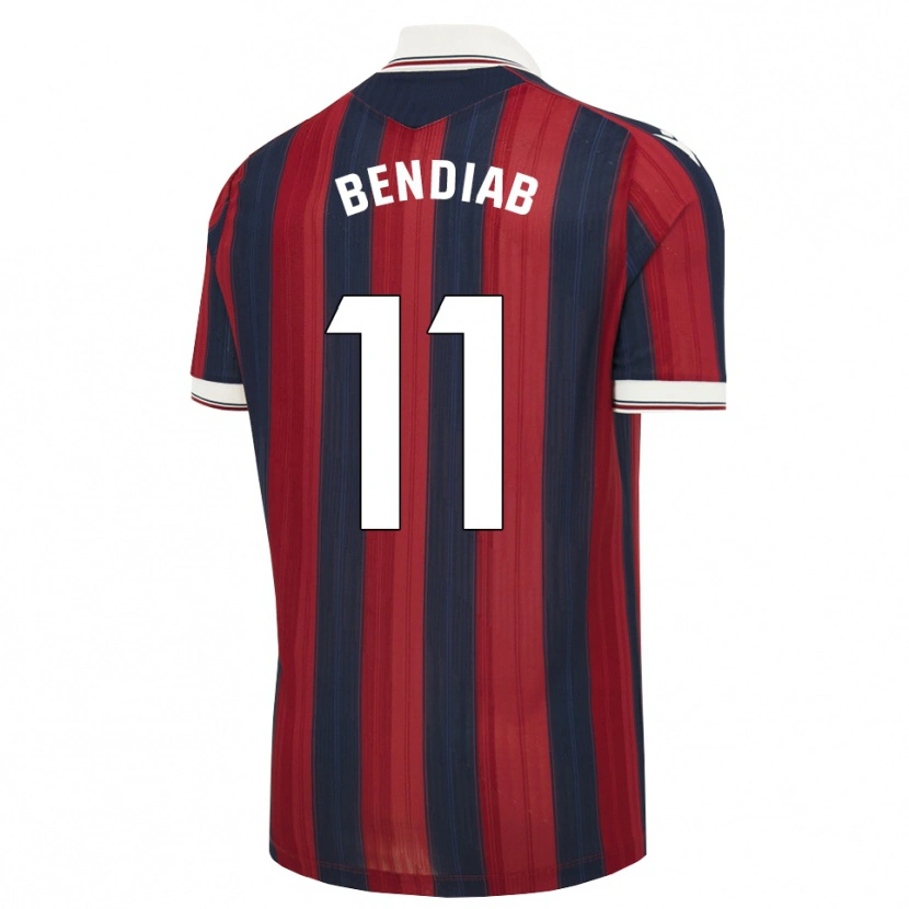 Danxen Dames Zadig Bendiab #11 Middernachtblauw Rood Thuisshirt Thuistenue 2026/27 T-Shirt België