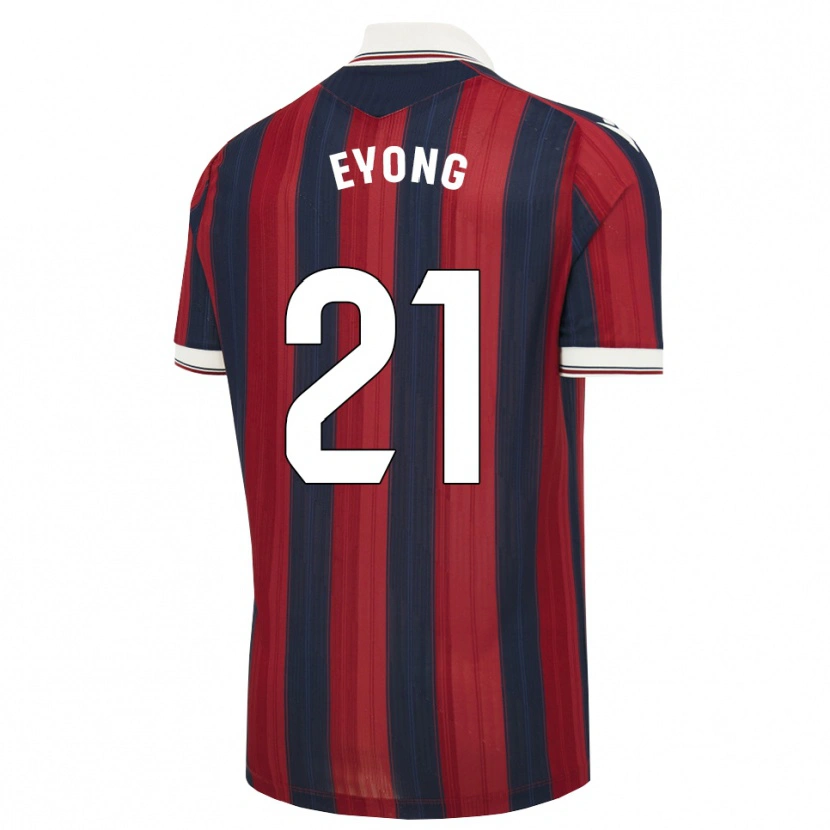 Danxen Dames Karl Etta Eyong #21 Middernachtblauw Rood Thuisshirt Thuistenue 2026/27 T-Shirt België