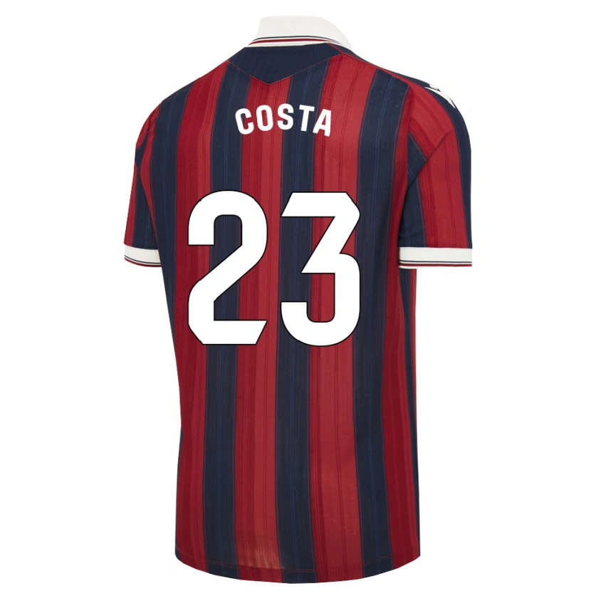 Danxen Dames Manuel Costa #23 Middernachtblauw Rood Thuisshirt Thuistenue 2026/27 T-Shirt België