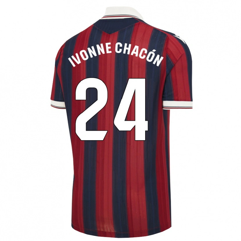 Danxen Dames Ivonne Chacón #24 Middernachtblauw Rood Thuisshirt Thuistenue 2026/27 T-Shirt België