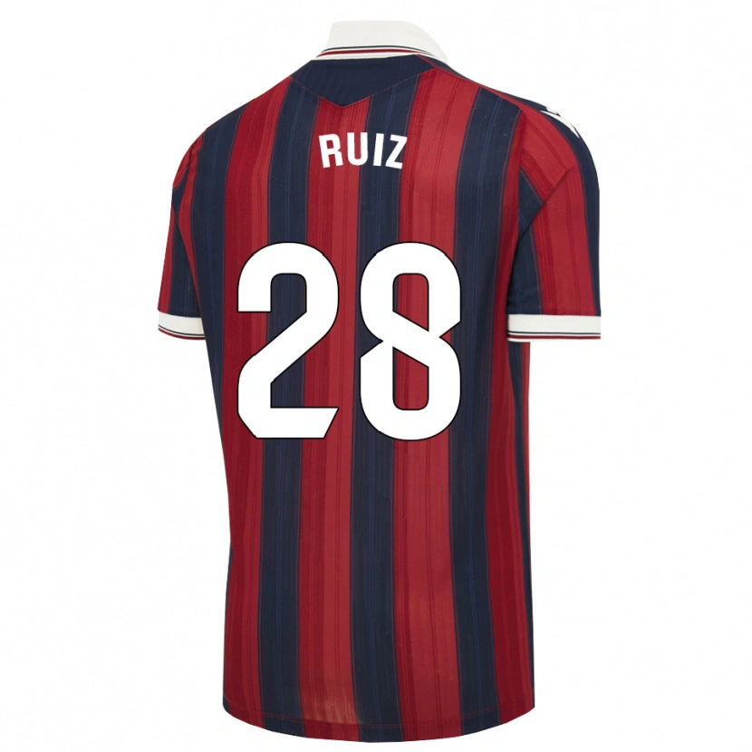 Danxen Dames Joan Ruiz #28 Middernachtblauw Rood Thuisshirt Thuistenue 2026/27 T-Shirt België