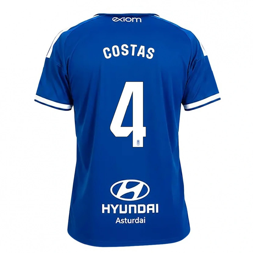 Danxen Dames David Costas #4 Mediumblauw Wit Thuisshirt Thuistenue 2026/27 T-Shirt België