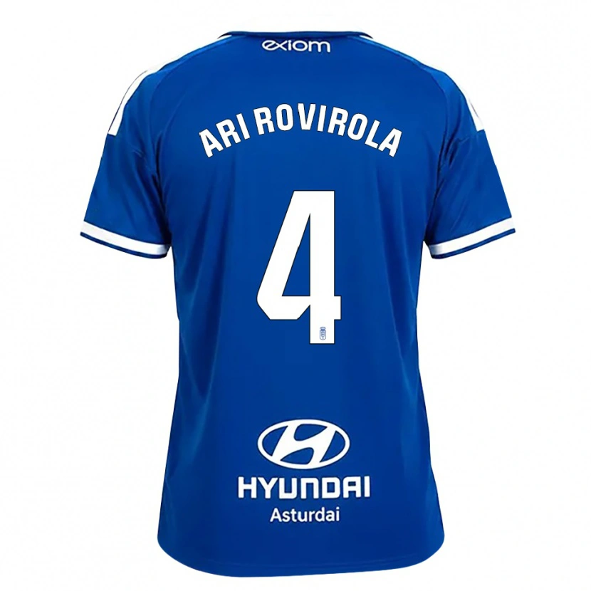 Danxen Dames Ari Rovirola #4 Mediumblauw Wit Thuisshirt Thuistenue 2026/27 T-Shirt België