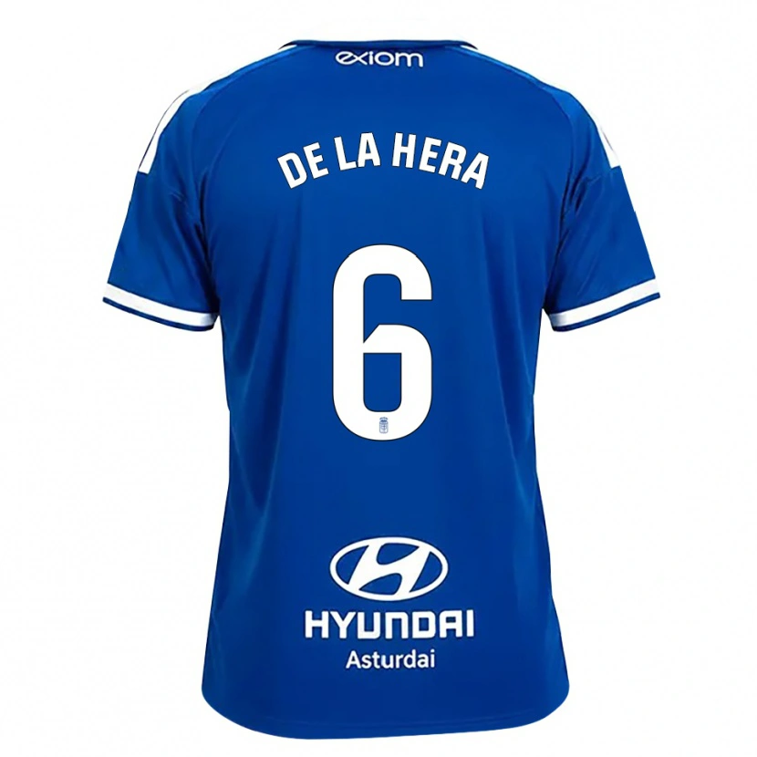 Danxen Dames Óscar De La Hera #6 Mediumblauw Wit Thuisshirt Thuistenue 2026/27 T-Shirt België