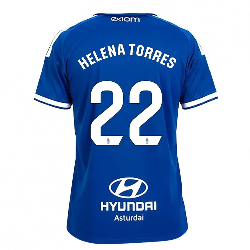 Danxen Dames Helena Torres Maiquez #22 Mediumblauw Wit Thuisshirt Thuistenue 2026/27 T-Shirt België