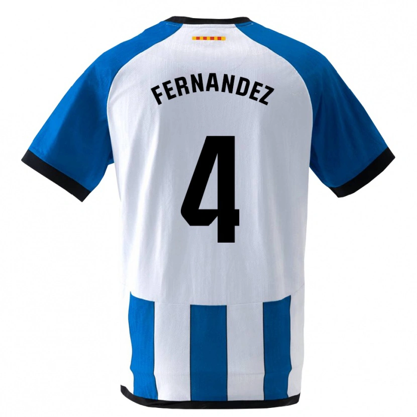 Danxen Dames Marcos Fernández #4 Koninklijk Blauw Wit Thuisshirt Thuistenue 2026/27 T-Shirt België