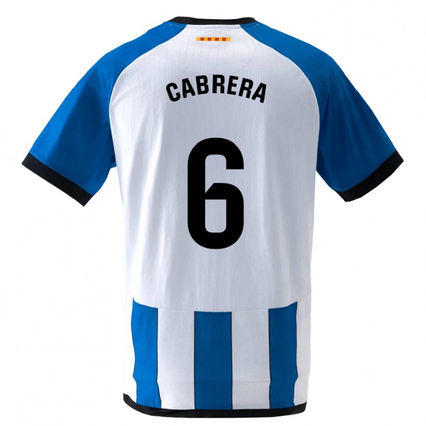 Danxen Dames Leandro Cabrera #6 Koninklijk Blauw Wit Thuisshirt Thuistenue 2026/27 T-Shirt België