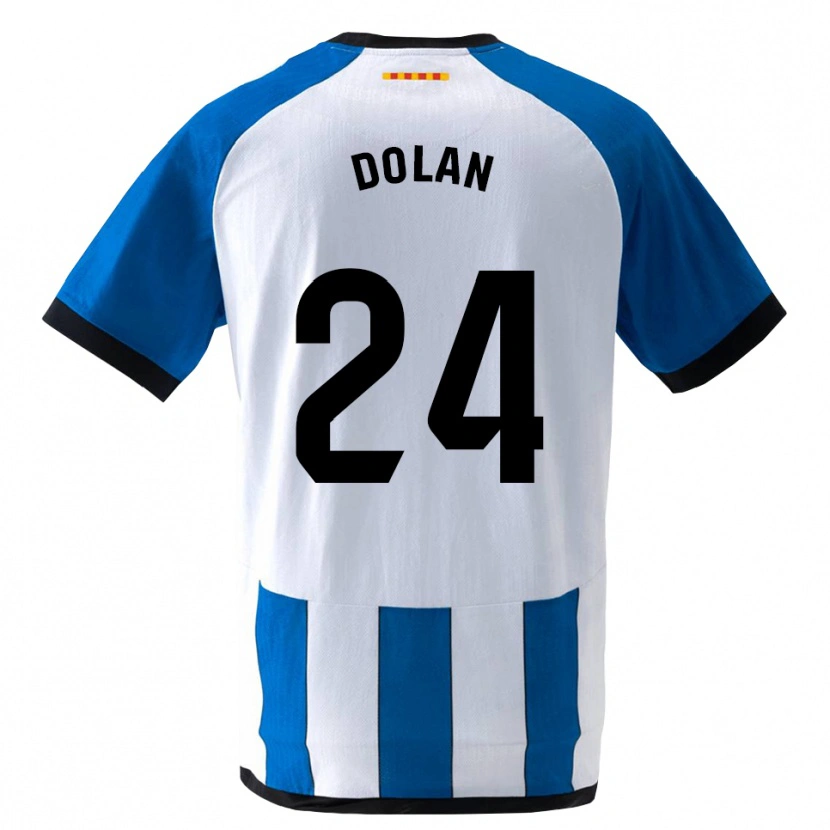 Danxen Dames Tyrhys Dolan #24 Koninklijk Blauw Wit Thuisshirt Thuistenue 2026/27 T-Shirt België