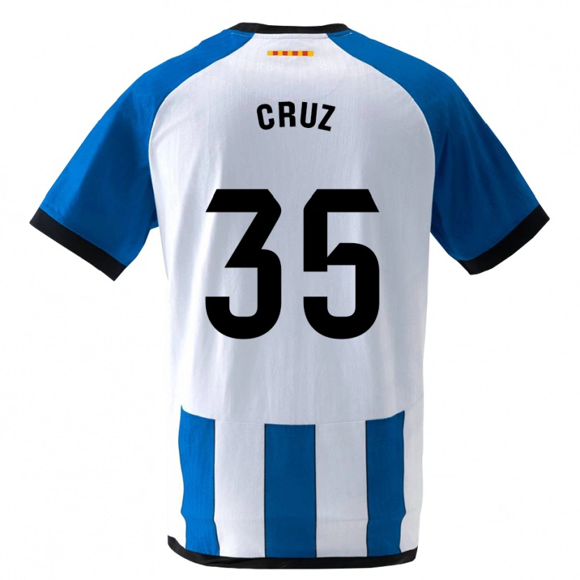 Danxen Dames Denis Cruz #35 Koninklijk Blauw Wit Thuisshirt Thuistenue 2026/27 T-Shirt België