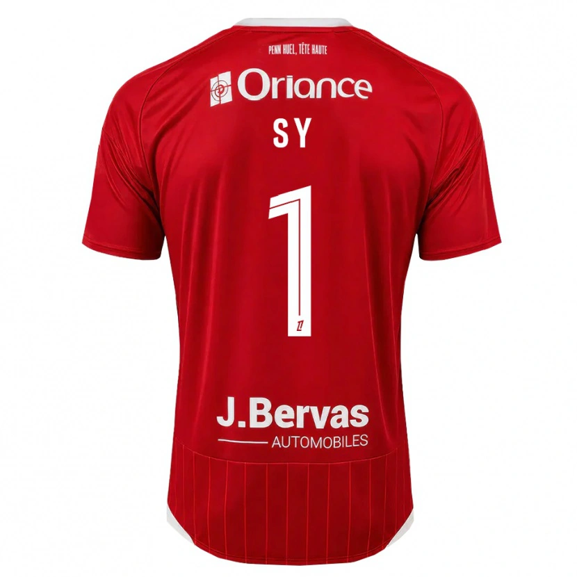 Danxen Dames Seydou Sy #1 Wit Rood Thuisshirt Thuistenue 2026/27 T-Shirt België