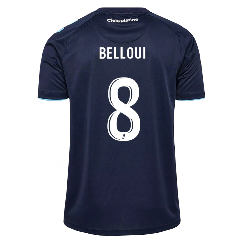 Danxen Dames Ilyan Belloui #8 Centaurieblauw Middernachtblauw Thuisshirt Thuistenue 2026/27 T-Shirt België