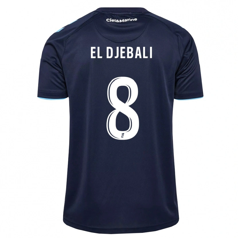 Danxen Dames Rayan El Djebali #8 Centaurieblauw Middernachtblauw Thuisshirt Thuistenue 2026/27 T-Shirt België