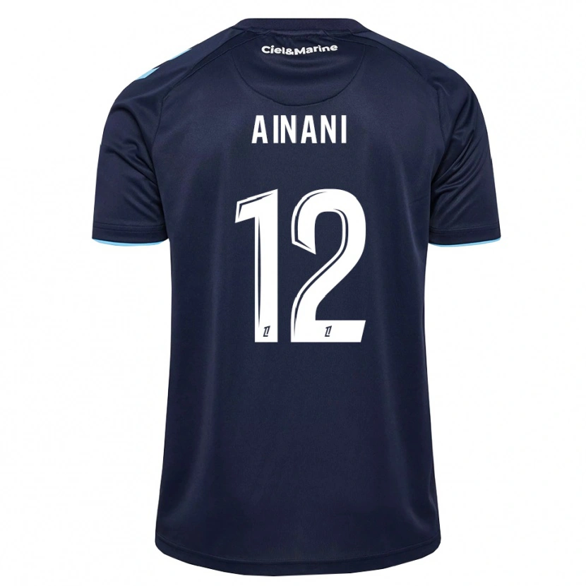 Danxen Dames Sufyan Ainani #12 Centaurieblauw Middernachtblauw Thuisshirt Thuistenue 2026/27 T-Shirt België