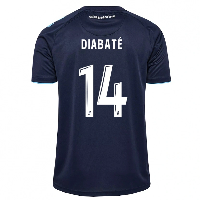 Danxen Dames Adams Diabaté #14 Centaurieblauw Middernachtblauw Thuisshirt Thuistenue 2026/27 T-Shirt België