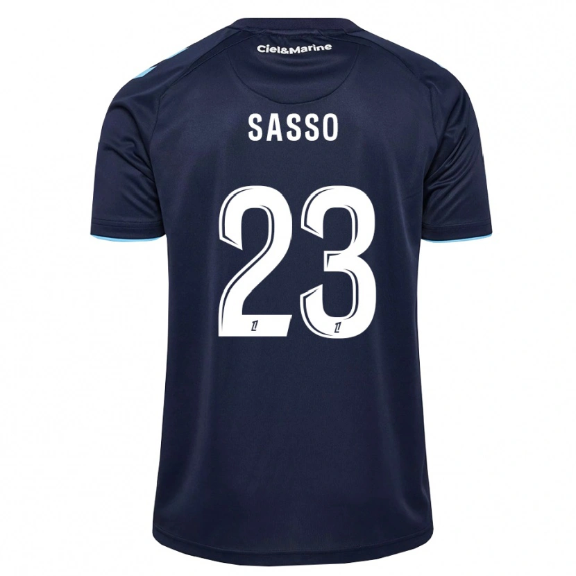 Danxen Dames Vincent Sasso #23 Centaurieblauw Middernachtblauw Thuisshirt Thuistenue 2026/27 T-Shirt België