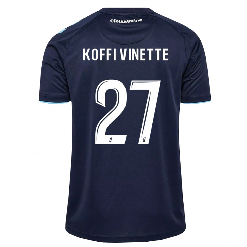Danxen Dames Enzo Koffi #27 Centaurieblauw Middernachtblauw Thuisshirt Thuistenue 2026/27 T-Shirt België
