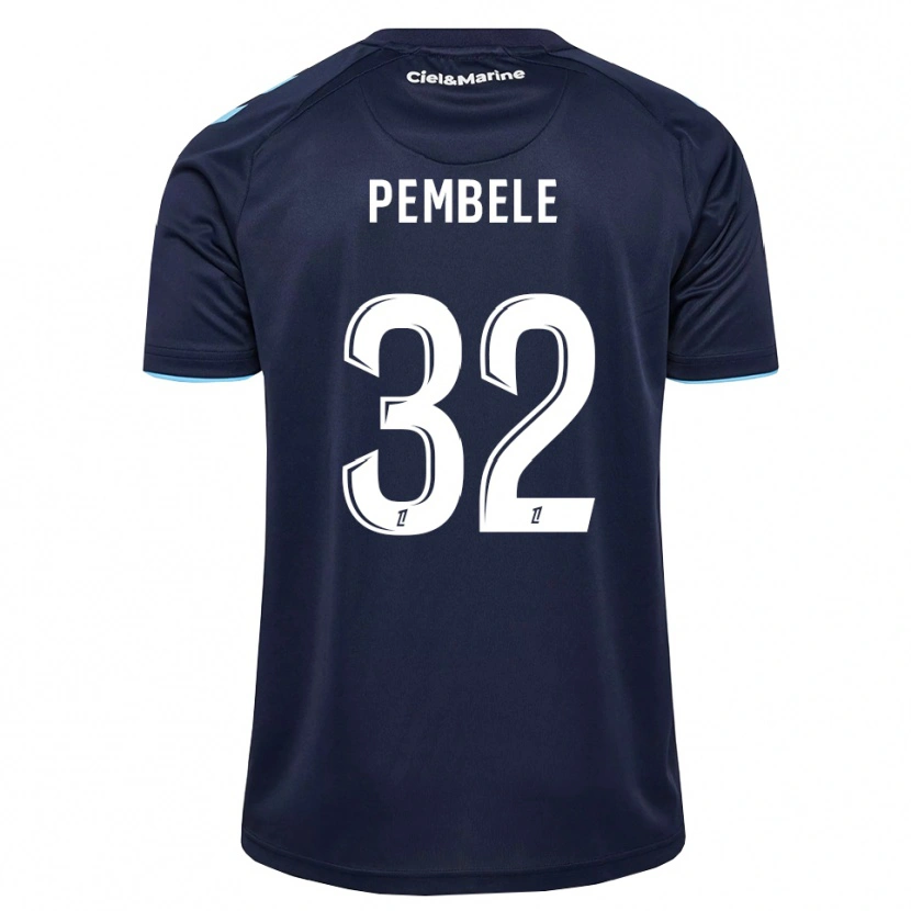 Danxen Dames Timothée Pembélé #32 Centaurieblauw Middernachtblauw Thuisshirt Thuistenue 2026/27 T-Shirt België