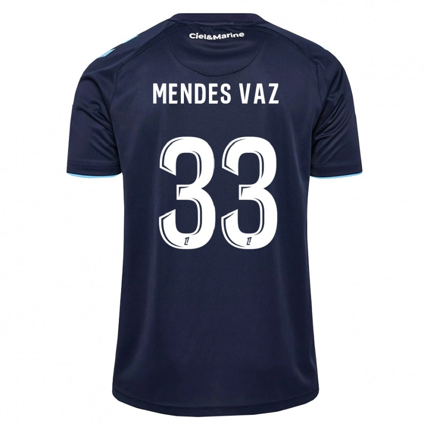 Danxen Dames Hernâni Mendes Vaz #33 Centaurieblauw Middernachtblauw Thuisshirt Thuistenue 2026/27 T-Shirt België