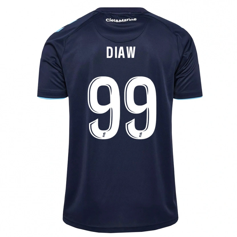 Danxen Dames Mory Diaw #99 Centaurieblauw Middernachtblauw Thuisshirt Thuistenue 2026/27 T-Shirt België