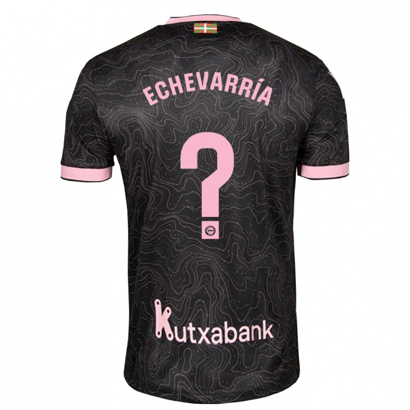 Danxen Dames Iker Echevarría #0 Zwart Roze Uitshirt Uittenue 2026/27 T-Shirt België